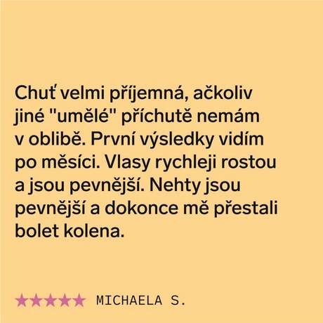 Prémiový kolagen s kys. hyaluronovou a vitamíny C a E (mangový)