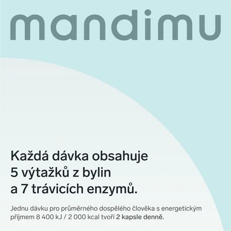 Konec nadýmání s l-glutaminem, bylinkami a trávicími enzymy (Debloat)
