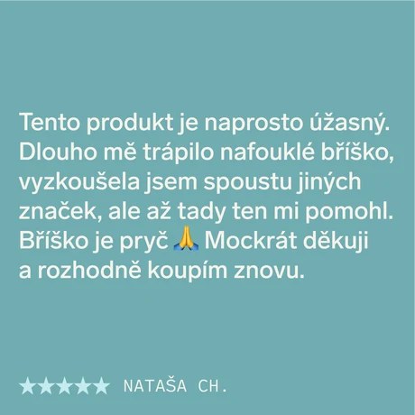 Konec nadýmání s l-glutaminem, bylinkami a trávicími enzymy (Debloat)