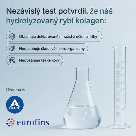 Prémiový kolagen s kys. hyaluronovou a vitamíny C a E (mangový)