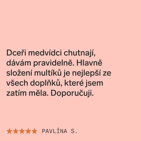 Gumoví multivit. medvídci pro děti 🐻 (expirace 1/2027)