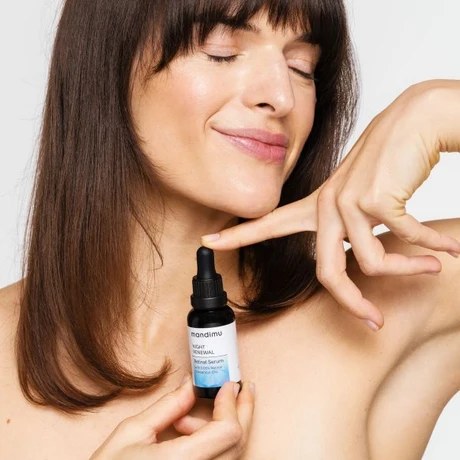 Noční retinalové sérum Night Renewal s 0,05 % retinalu & rostlinnými oleji 30 ml